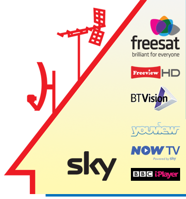 freeview, sky, freesat, hd, bluray, iplayer, smart tv, skype, facebook, youtube